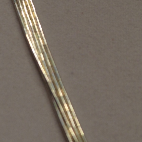 CP 17-21" Liquid Silver Turquoise Necklace - Picture 6 of 8